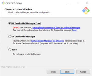 windows git credential manager