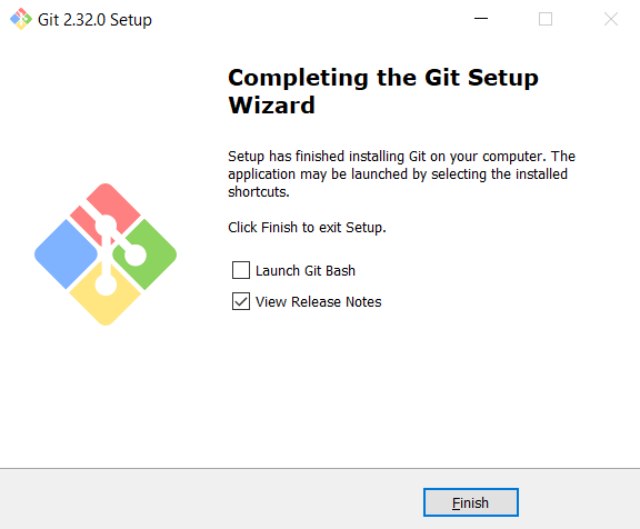 Git Completing The Git Setup Wizard