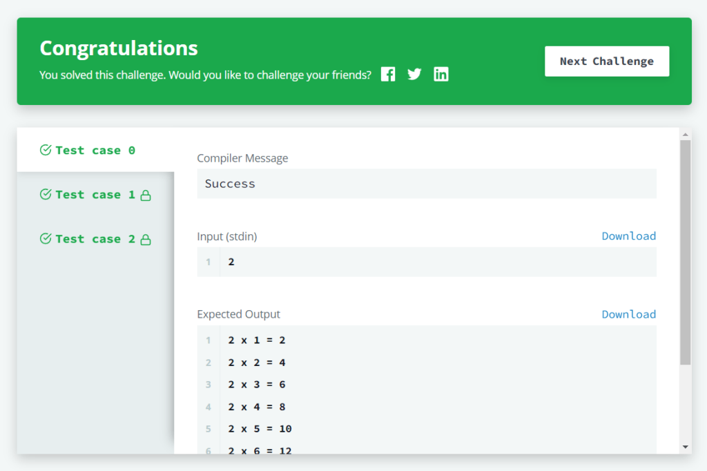 HackerRank-Day-5-Solution-Output