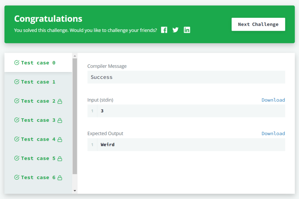 HackerRank-Day3-Solution-Output